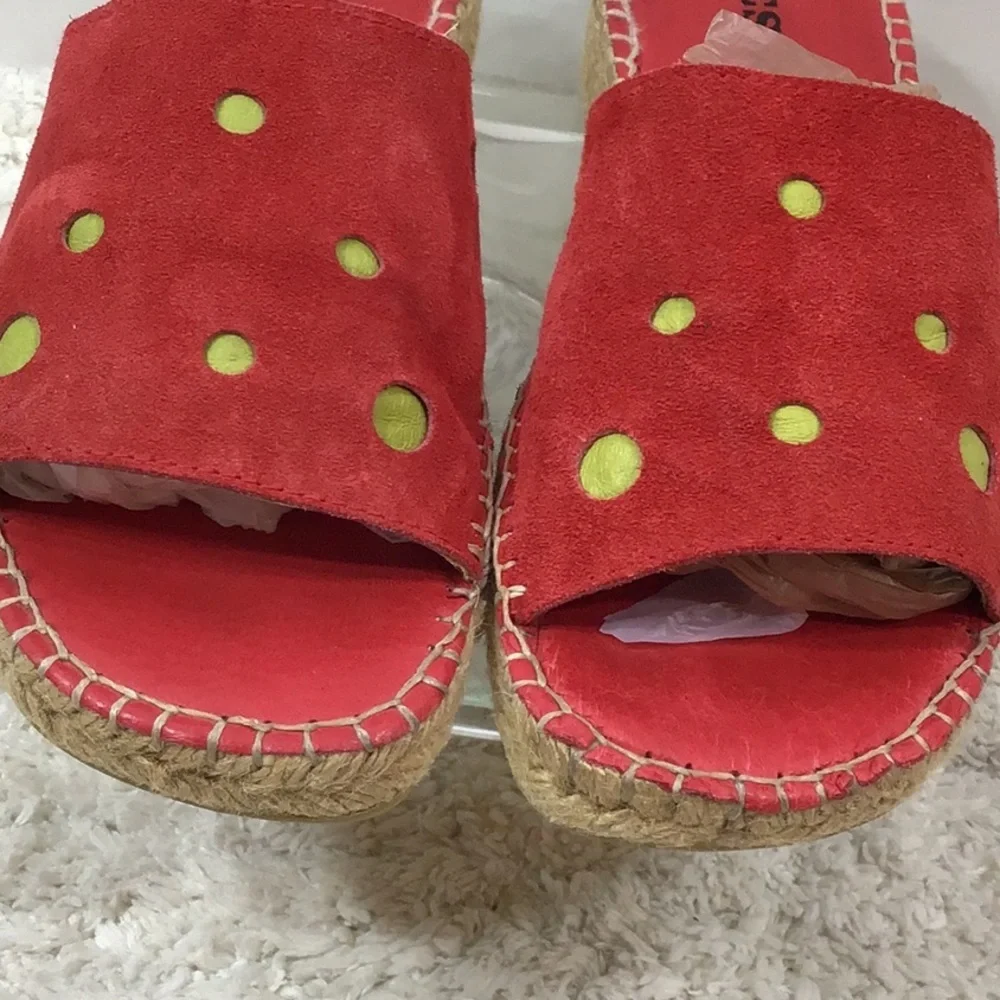 Sesto Meucci suede slide espadrilles